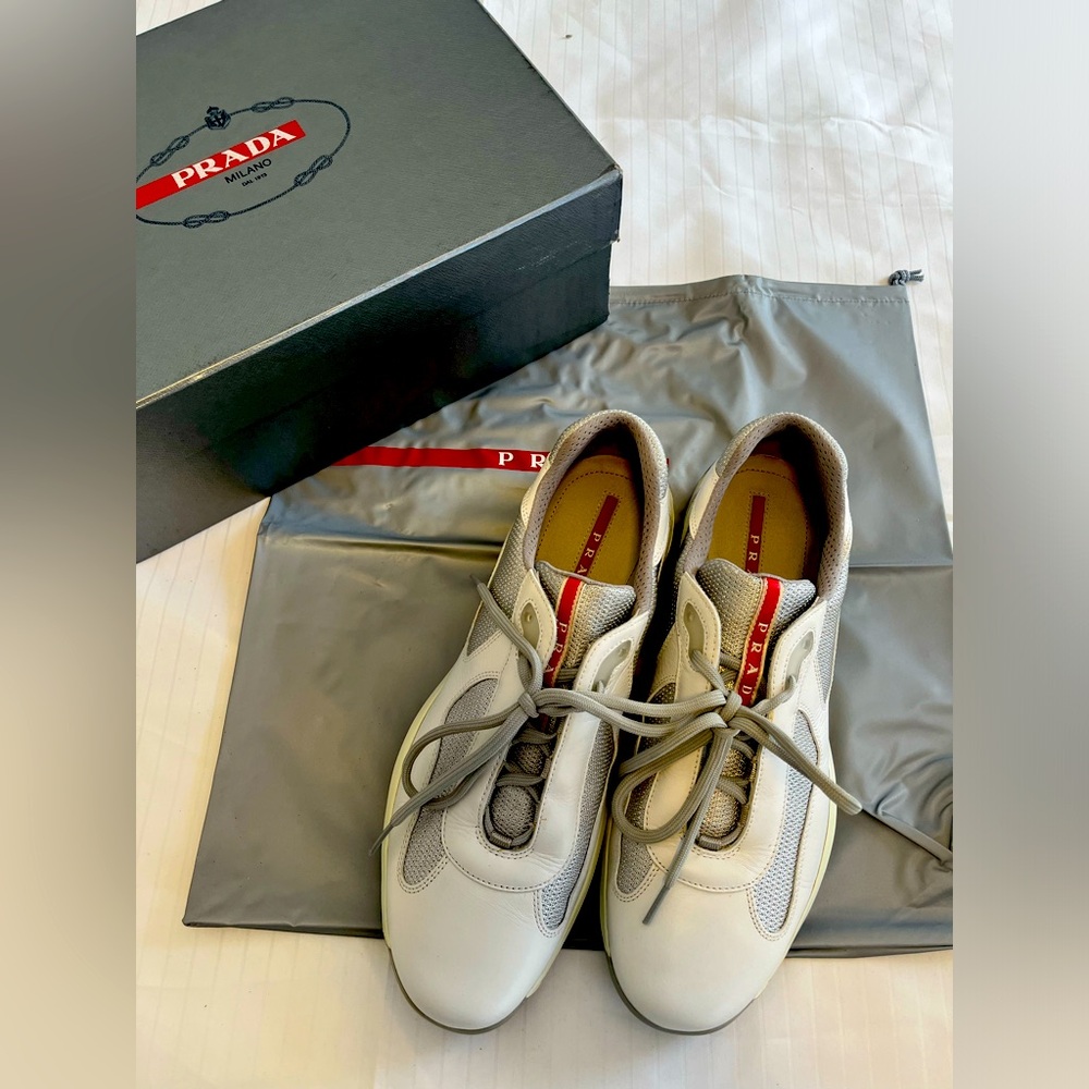 Men’s Vintage Prada America’s Cup Original sneakers. Prada 11 / Size 12US.